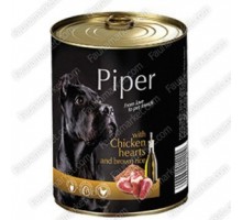 Кон-ва DN Piper Dog (60%) 150гр куряч.серце/кор. рис,.019671\301752