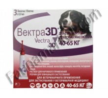 Вектра-3D 40,1-65,00 кг капли снаружи. п/пораж.3шт/уп Сева