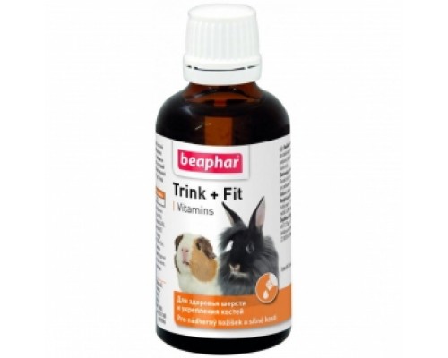 Trink + Fit 50мл вітаміни для шерсті і кісток для гризунів 102600