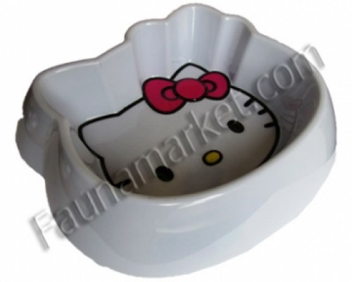 Миска меламин 1010 AM10F д/котов Hello Kitty 300мл