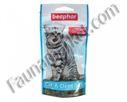 Cat-a-Dent Bits 35гр подушечки для чищення зубів  11406 Beaphar