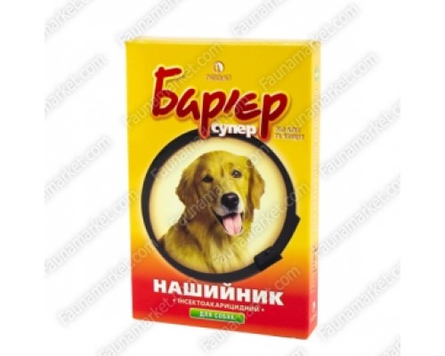 Нашийник п/б Бар'єр д\собак Продукт* 5 шт*